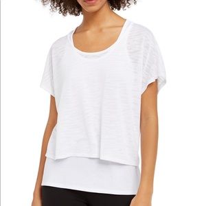 Ideology Size Large NEW Top White Burnout Layered